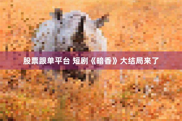 股票跟单平台 短剧《暗香》大结局来了