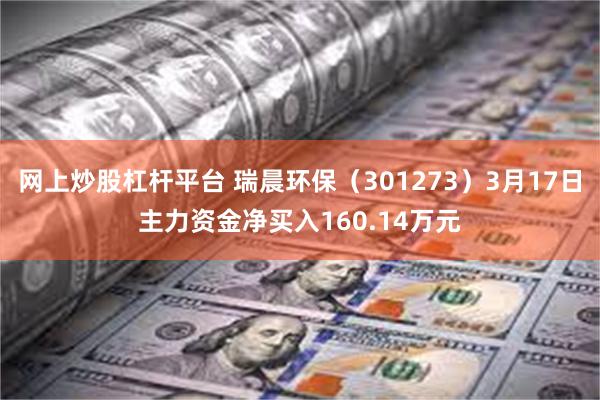 网上炒股杠杆平台 瑞晨环保（301273）3月17日主力资金净买入160.14万元