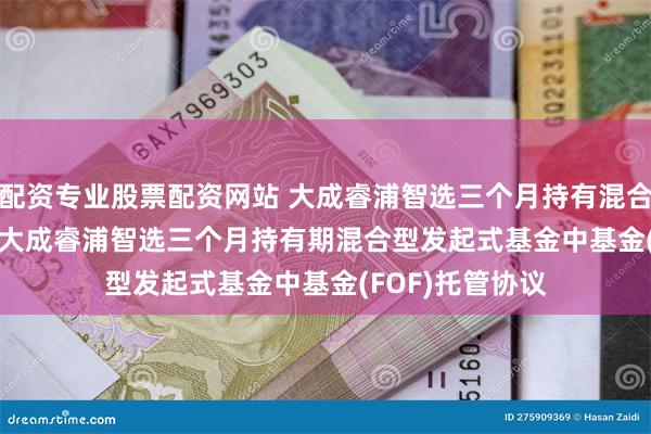 配资专业股票配资网站 大成睿浦智选三个月持有混合发起式(FOF): 大成睿浦智选三个月持有期混合型发起式基金中基金(FOF)托管协议